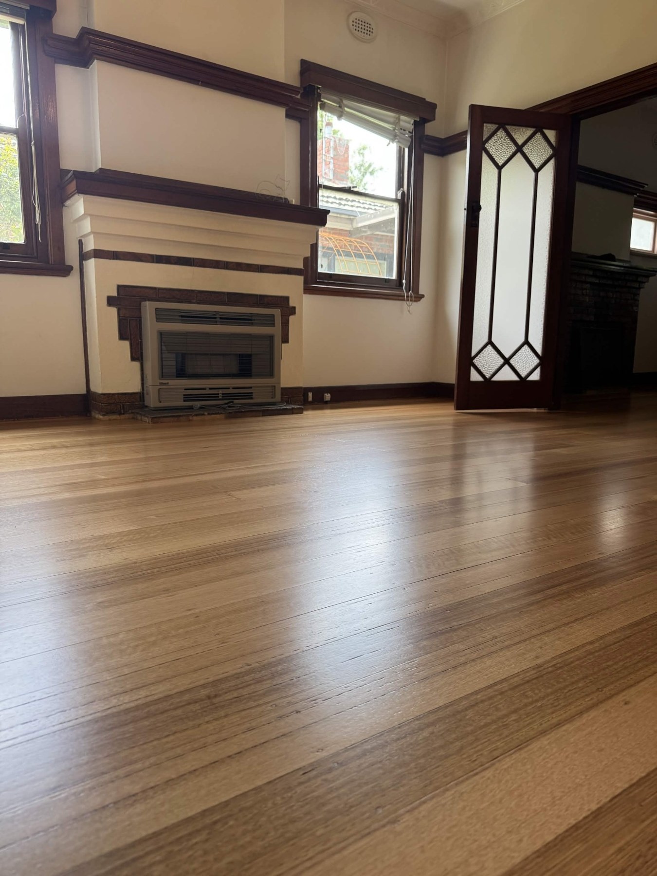 Timber floor in a heritage style living room